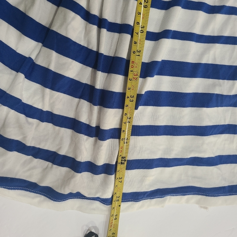 Athleta Women's Maxi skirt blue/white striped Sz.S - Picture 9 of 10
